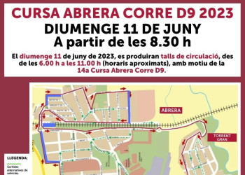 Plànol Abrera Corre D9 2023