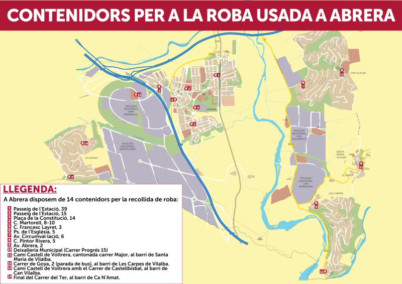 CONTENIDORS DE ROBA USADA A ABRERA