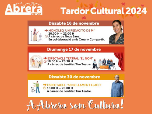 PORTADA TARDOR CULTURAL NOVEMBRE 2024