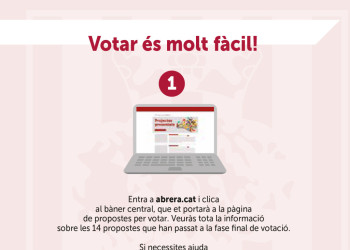 Abrera participa! El dilluns 18 de setembre obrim el període de votacions dels Pressupostos Participatius 2022-2024 amb 14 propostes presentades per la ciutadania