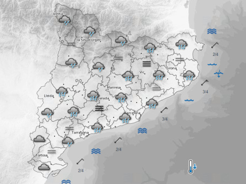 Previsió meteorològica 21 d'abril de 2020