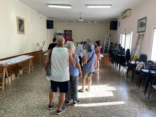 Eleccions Generals 2023: col·legi electoral a Santa Maria de Vilalba