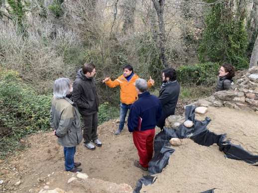 Visita al jaciment arqueològic de Sant Hilari d'Abrera