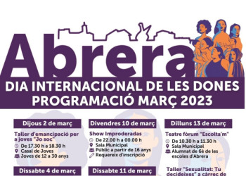 CARTELL 8M 2023 - PROGRAMACIÓ MARÇ