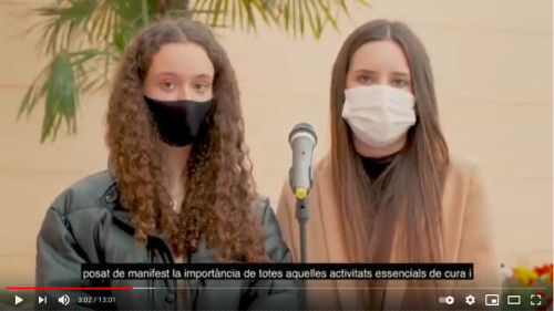 Vídeo acte institucional pel Dia Internacional de les Dones