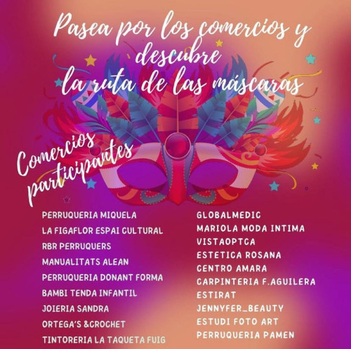 Participeu al Concurs de màscares de Carnaval de l'Associació de Botiguers i Serveis d'Abrera