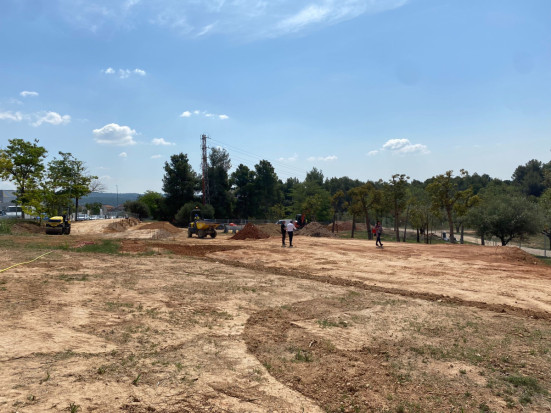 Avancen a bon ritme les obres del pícnic del Torrent Gran, una nova zona de lleure a Sant Ermengol d’Abrera