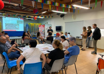 El Casal Social de Can Vilalba ha acollit, aquest dimecres 19 de juny, el taller del procés participatiu de l'Avanç del POUM pels barris de Can Vilalba i Sant Miquel