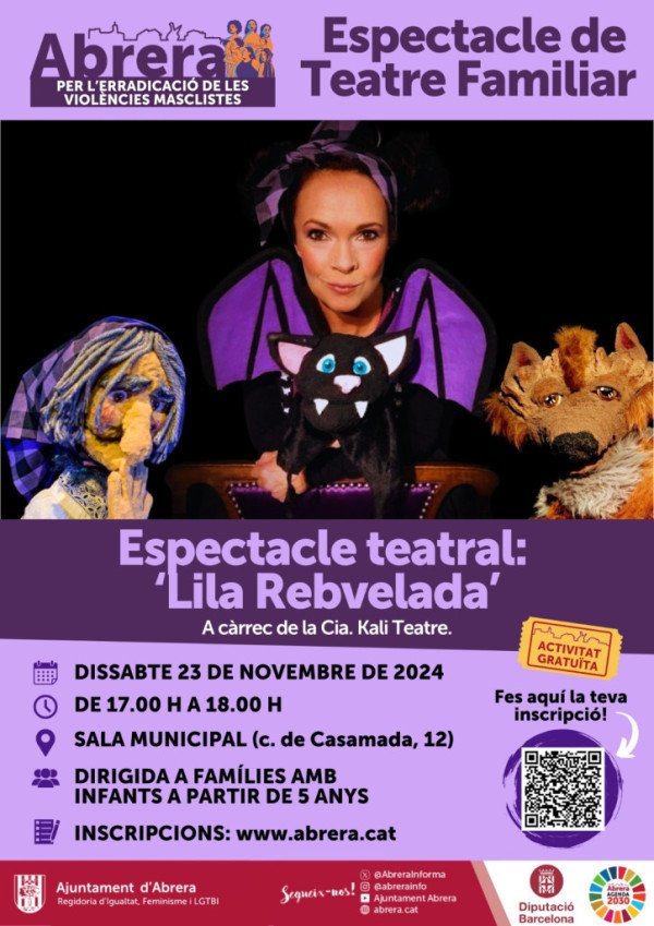 Espectacle Teatral: 'Lila Rebvelada' a càrrec de la Cia. Kali Teatre