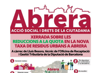 Xerrada informativa de la reducció de la taxa de residus urbans a Abrera